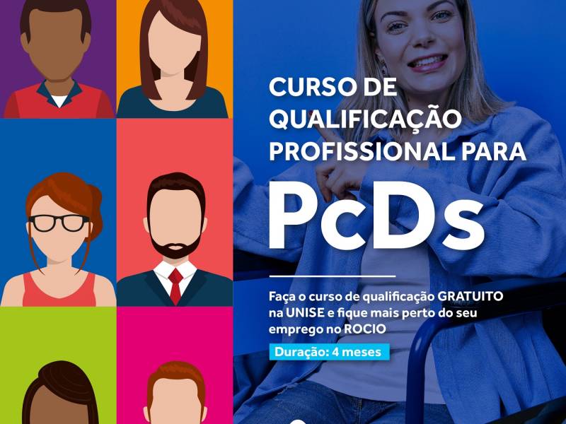 Hospital do Rocio promove curso gratuito de qualificação profissional para PCDs